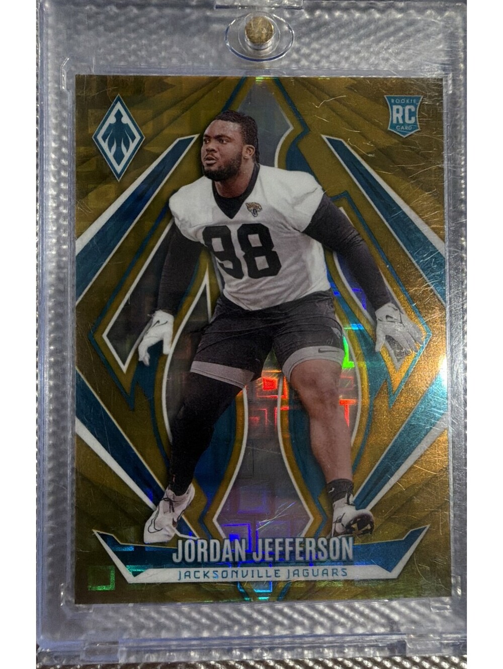 2024 Panini Phoenix - Rookies Jordan Jefferson #209 Gold Pandora /10 (RC)